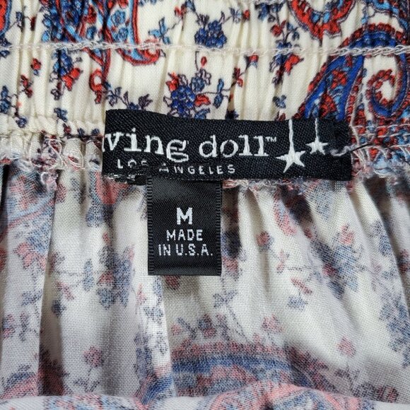 Living Doll Paisley Skirt size Medium - Picture 3 of 4